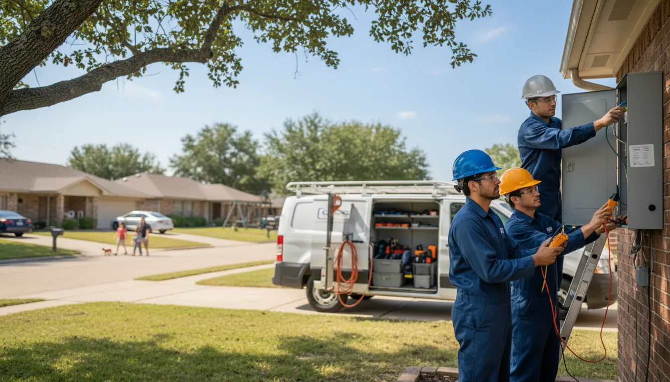 Certified electrician providing emergency electrical services in Camden, OH